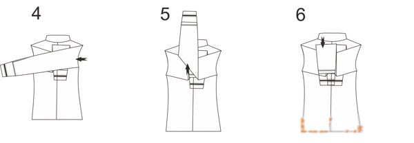 長(zhǎng)短袖襯衫折疊方法圖解2