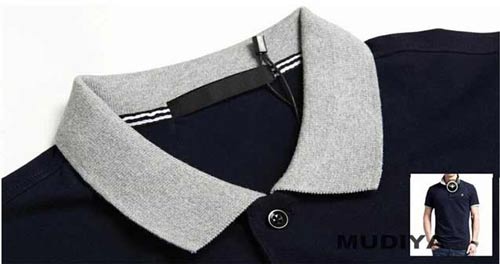 定做T恤衫款式衣領細節(jié)圖