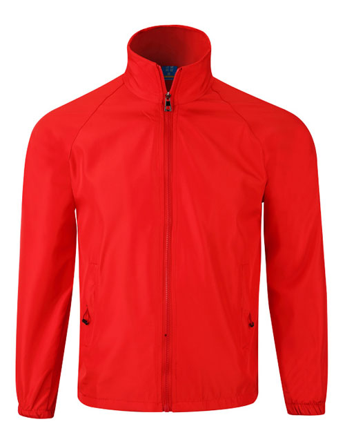 紅色定制風(fēng)衣款式模板圖