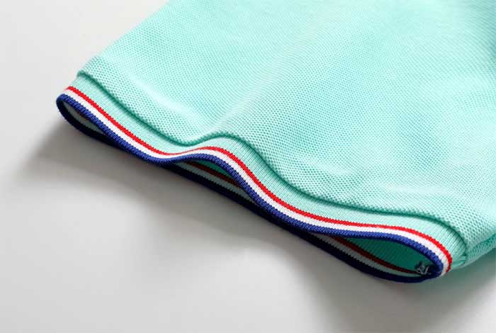 2021年深圳定做短袖翻領POL衫新款之袖口細節(jié)圖